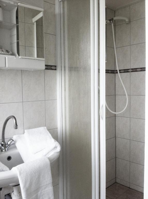 Koupelna v ubytování Hotel Bos en Duinzicht