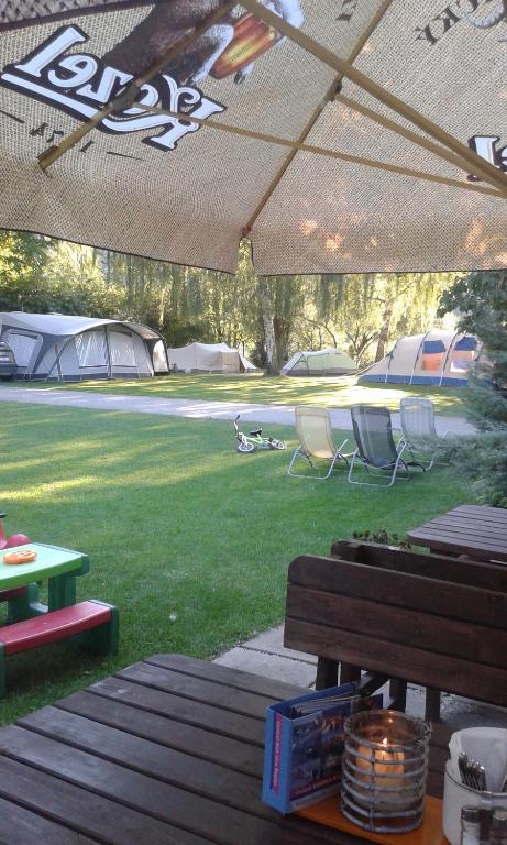 Zahrada ubytování Camping Matyáš