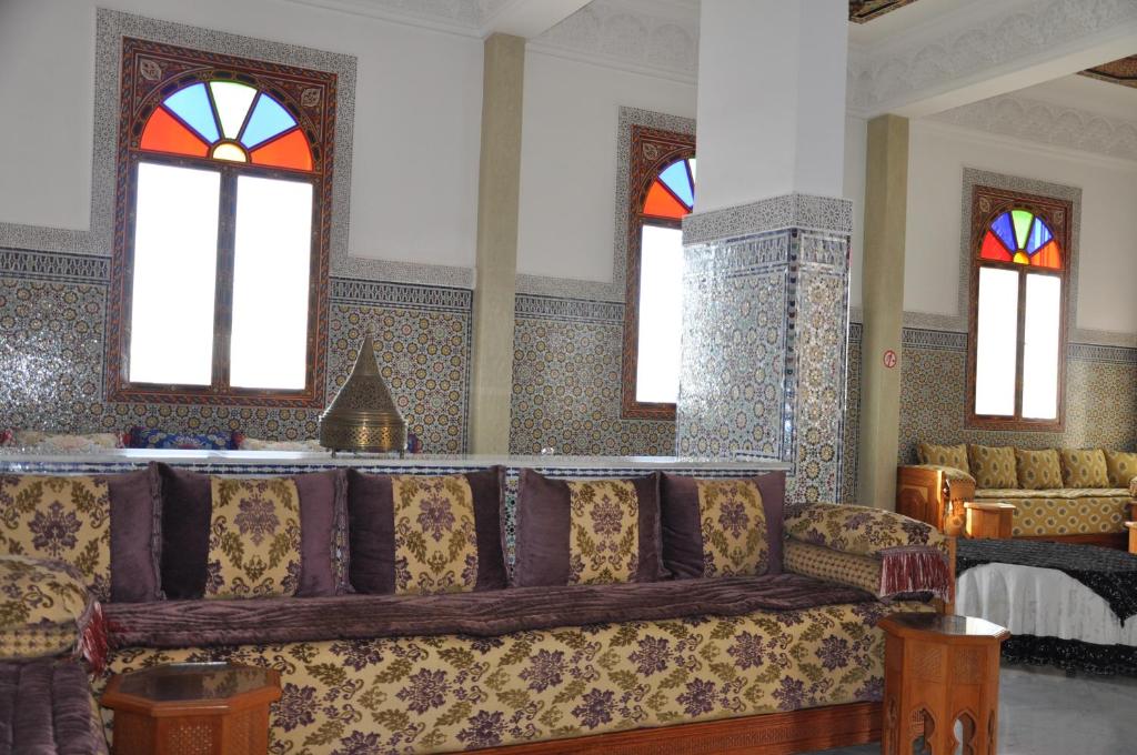 Posezení v ubytování Agyad Maroc Appart-Hotel