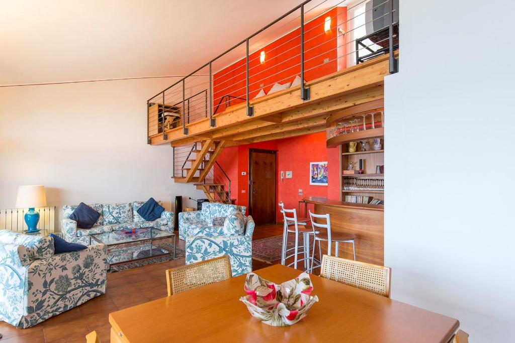 Część wypoczynkowa w obiekcie Apartment Albicocca