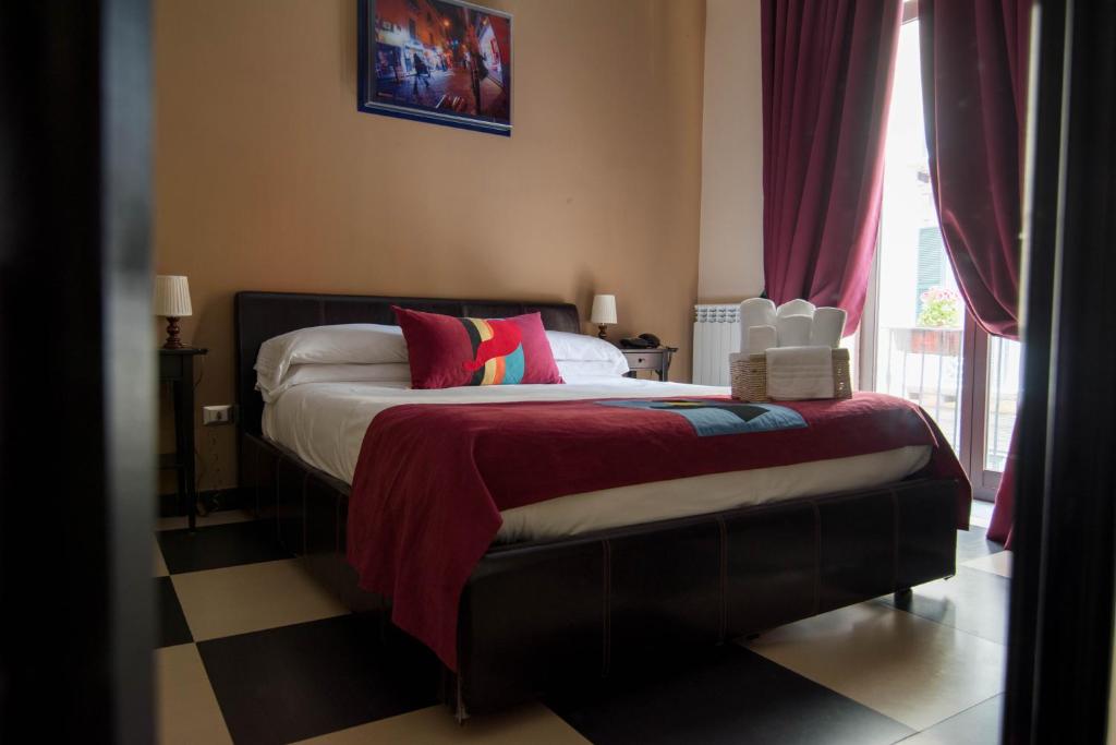 Postel nebo postele na pokoji v ubytování Hotel Plebiscito Aparthotel