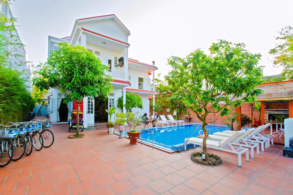 Bazén v ubytování Hoi An Life Villa nebo v jeho okolí