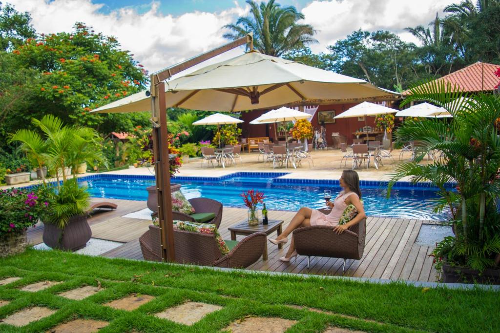 Piscina en o cerca de Pousada Sítio Ipê