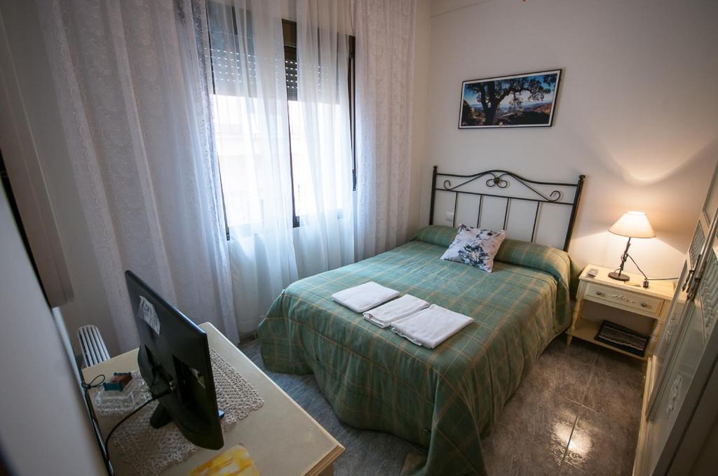 Posteľ alebo postele v izbe v ubytovaní Apartamento Rincón del Salvador 2