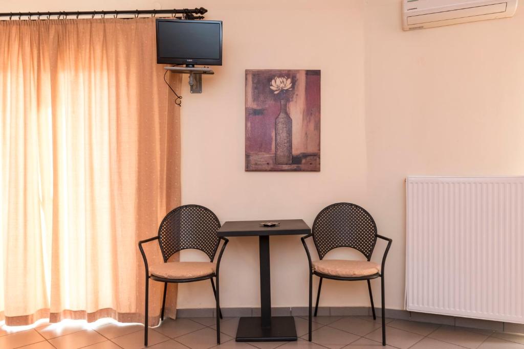 TV a/nebo společenská místnost v ubytování Diana