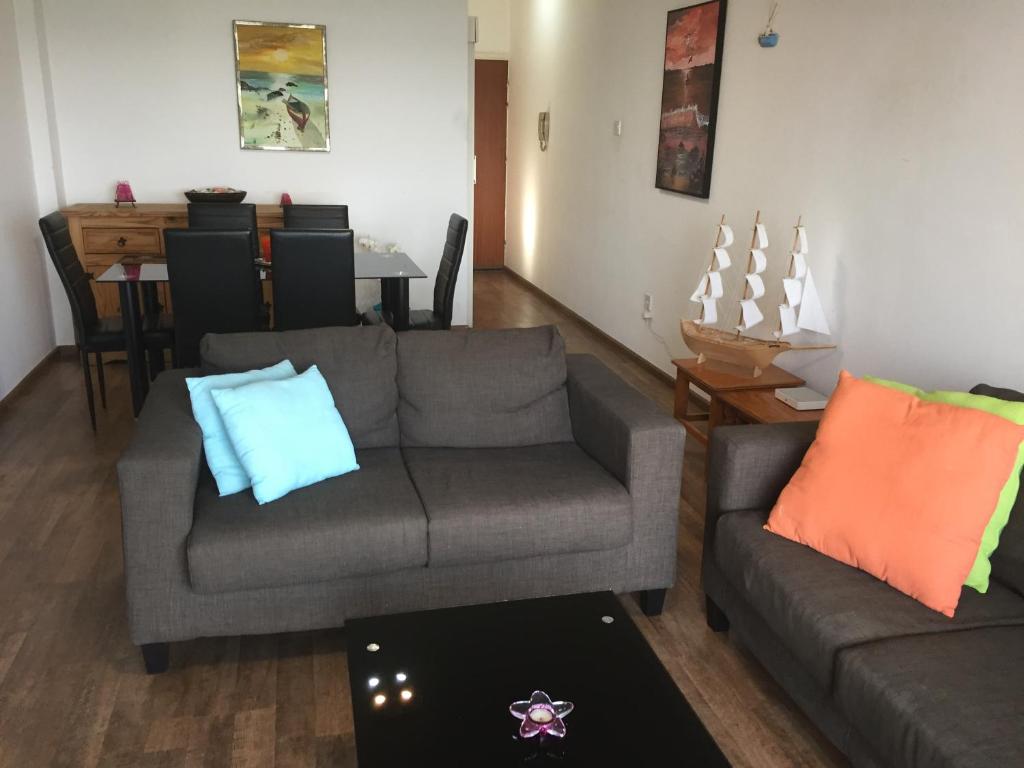 Posezení v ubytování Sea View Apartment