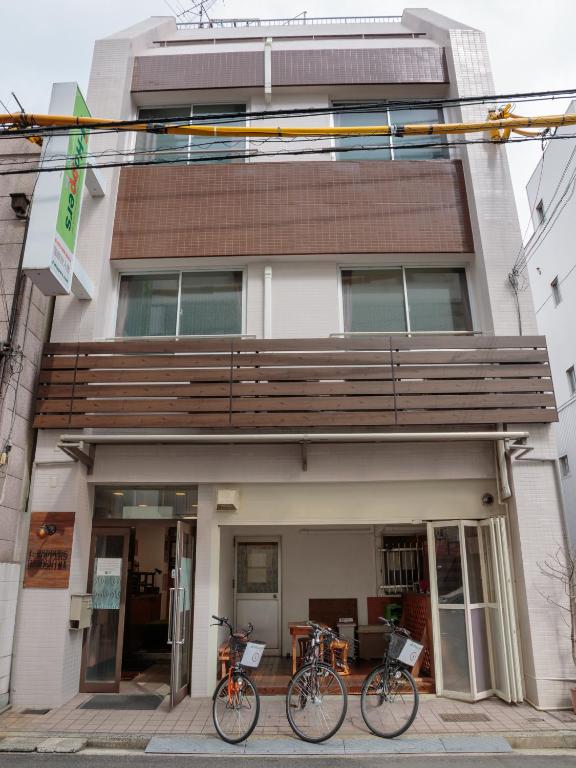Jízda na kole v ubytování J-Hoppers Hiroshima Guesthouse nebo okolí
