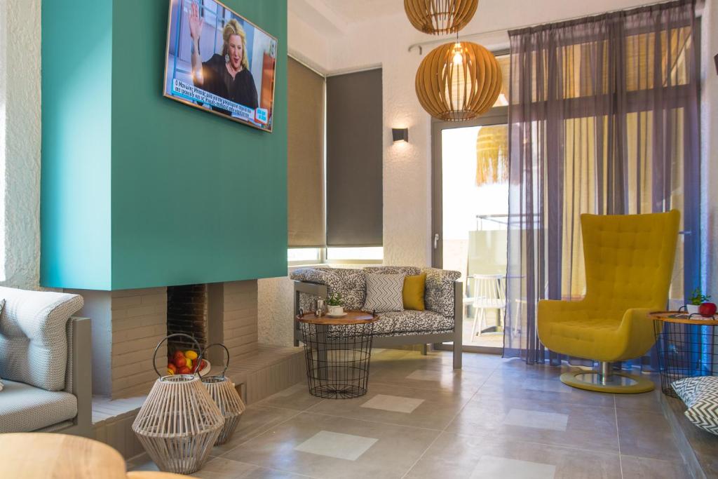 Posezení v ubytování Sunshine Boutique Hotel