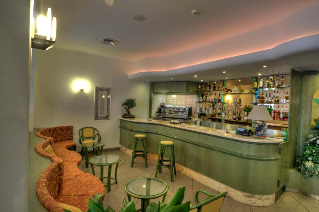 Lounge nebo bar v ubytování Hotel Reggiana
