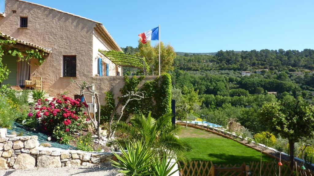Zahrada ubytování B&B L'Estuve provencale