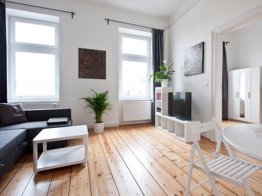 Televízia a/alebo spoločenská miestnosť v ubytovaní City-Apartments Graz
