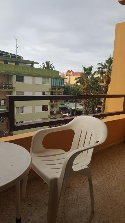 Balkón alebo terasa v ubytovaní Apartamentos Girasol II