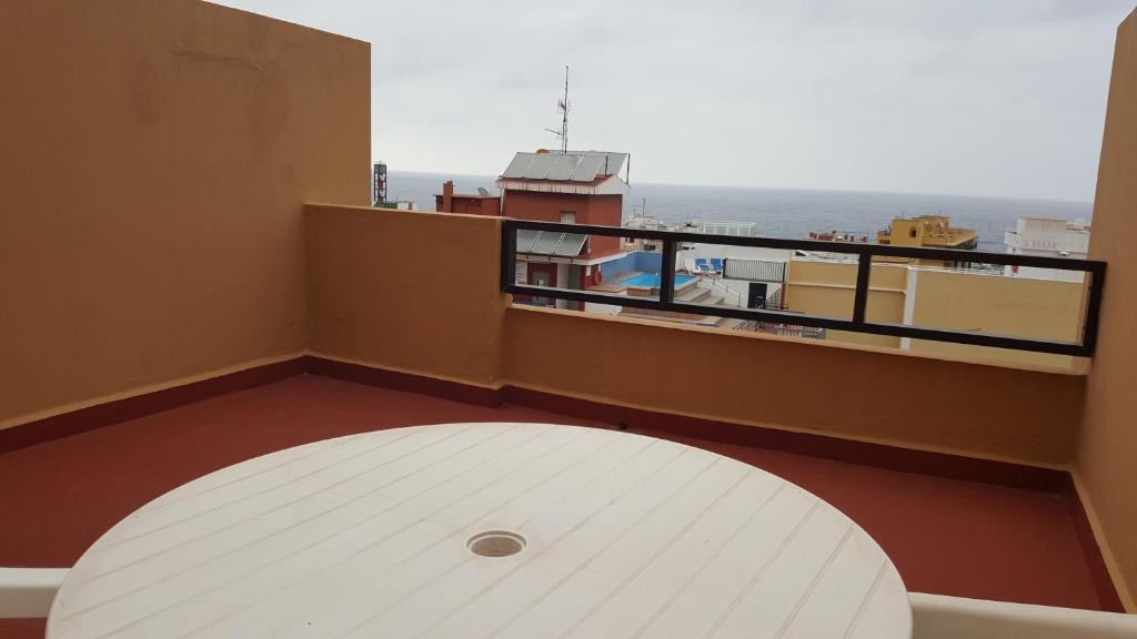 Balkón alebo terasa v ubytovaní Apartamentos Girasol II