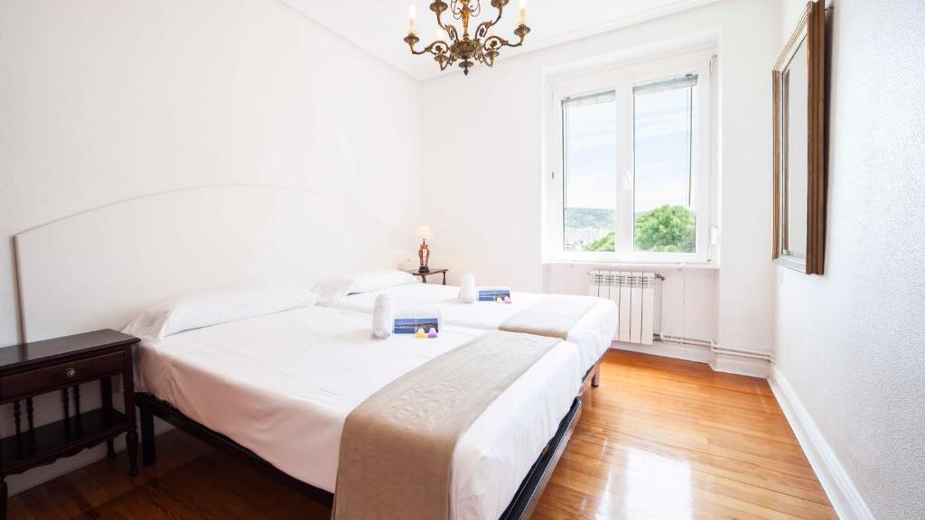 Posteľ alebo postele v izbe v ubytovaní Bellavista Concha Beach - SSHousing