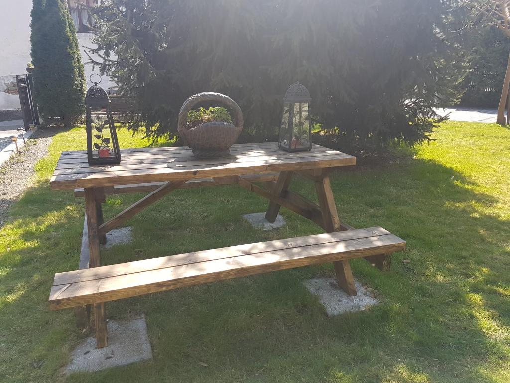 Vonkajšia záhrada v ubytovaní Guest House Vaso