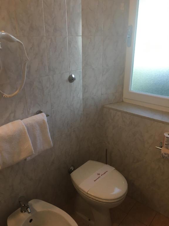 Koupelna v ubytování Hotel Costa Verde