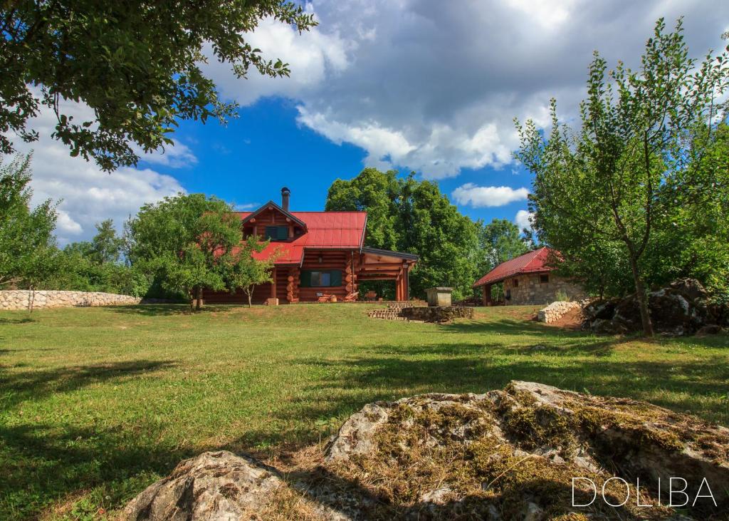 Zahrada ubytování Country House Doliba