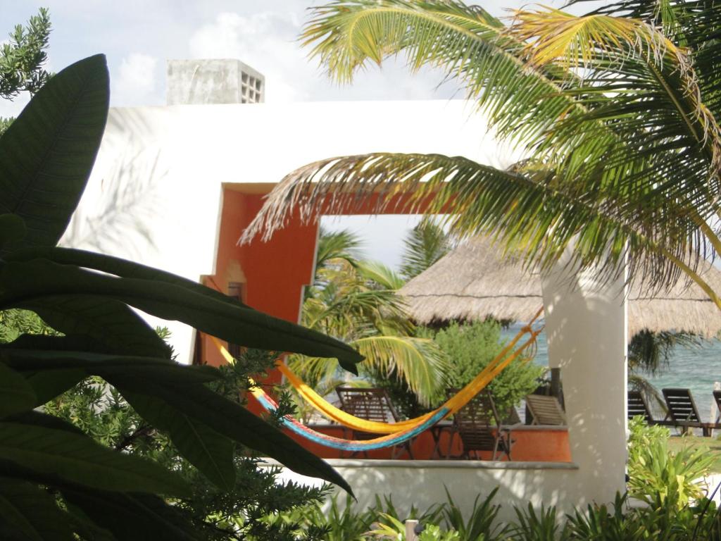 Zahrada ubytování Mayan Beach Garden