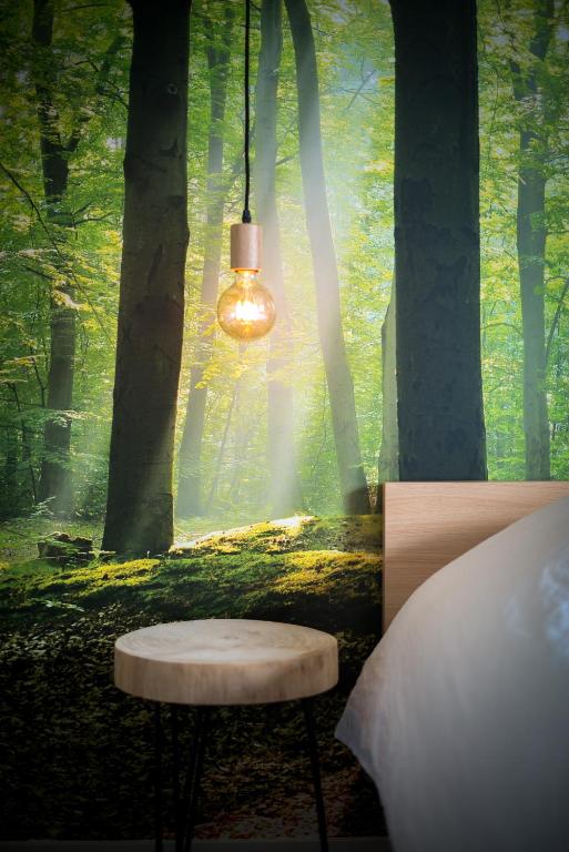 Postel nebo postele na pokoji v ubytování B&B Antares