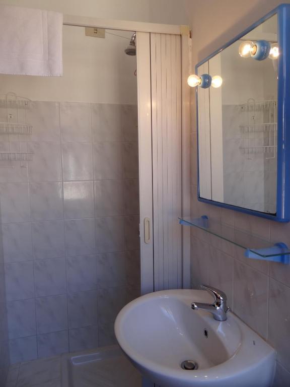 Koupelna v ubytování Hotel Amendola Fiera