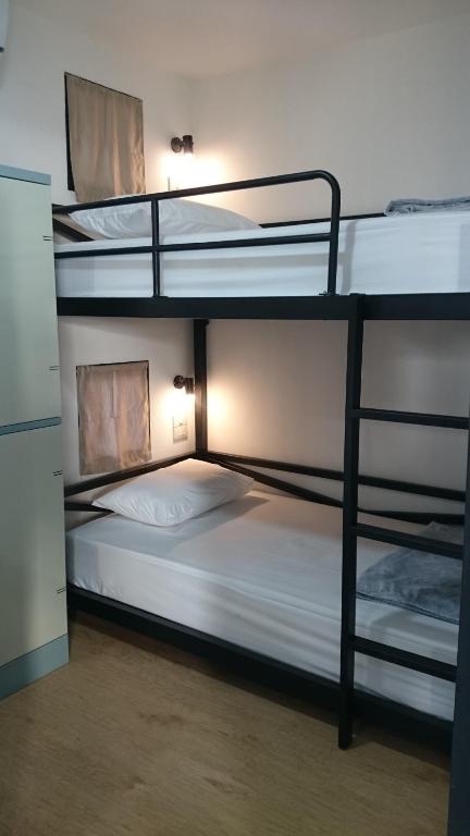 Postel nebo postele na pokoji v ubytování Na-tub Hostel