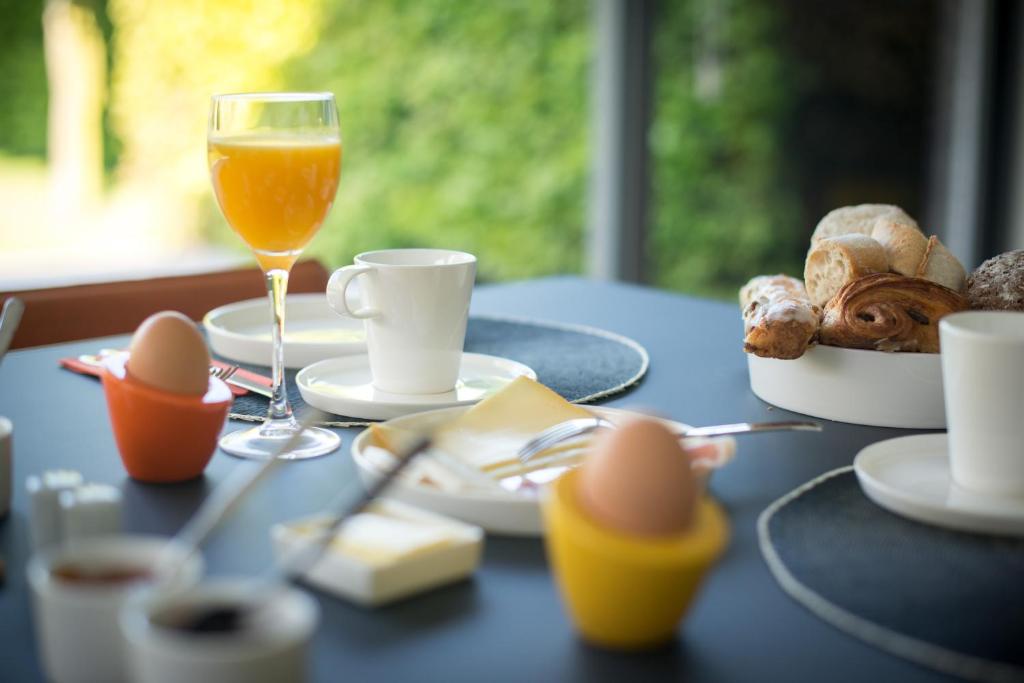 Možnosti snídaně pro hosty v ubytování B&B Antares