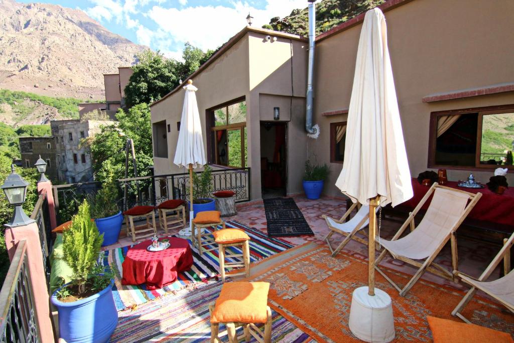 Nespecifikovaný výhled na hory nebo výhled na hory při pohledu z bed and breakfast