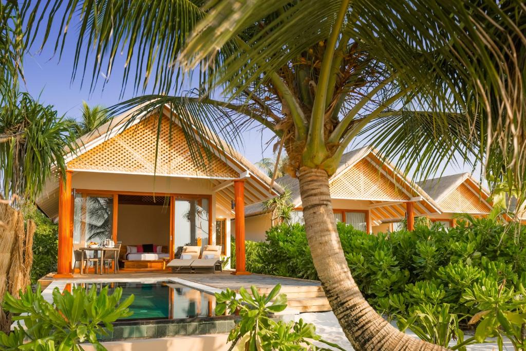 Zahrada ubytování Kudafushi Resort & Spa