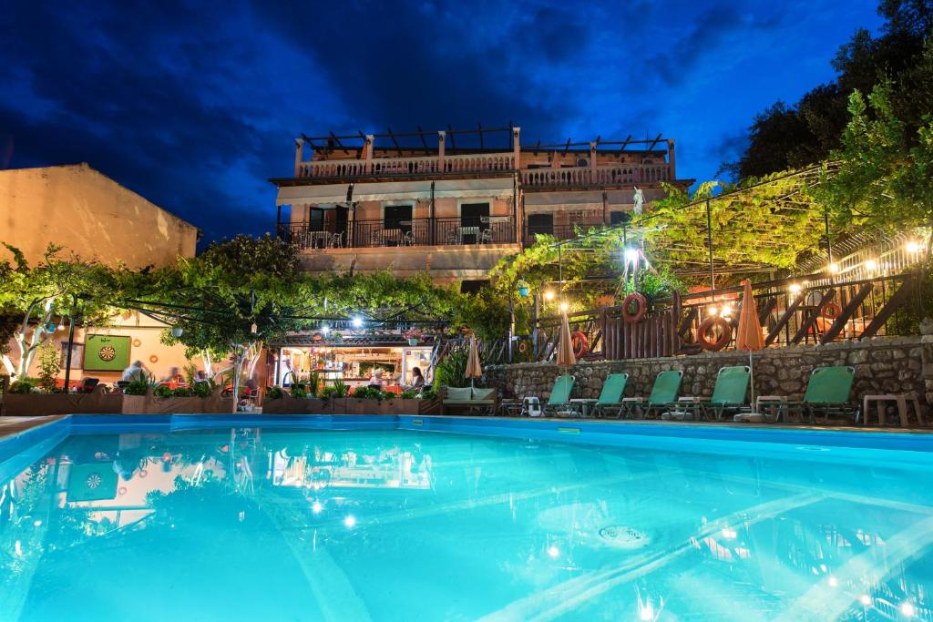 Bazén v ubytování Argo Pool & Bar nebo v jeho okolí