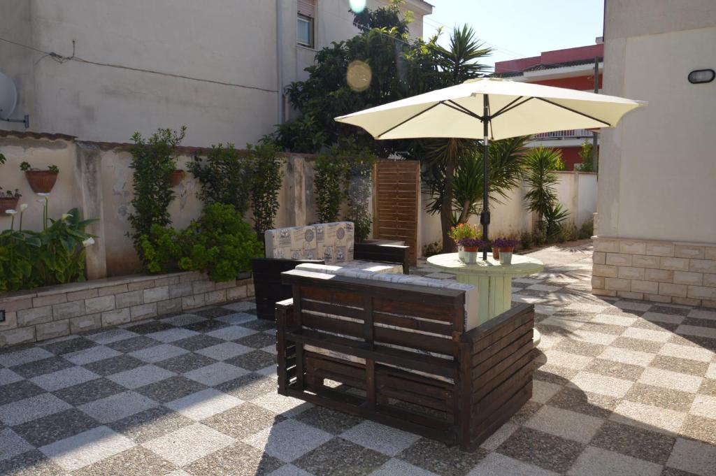 Patio nebo venkovní prostory v ubytování Biblos e Mare