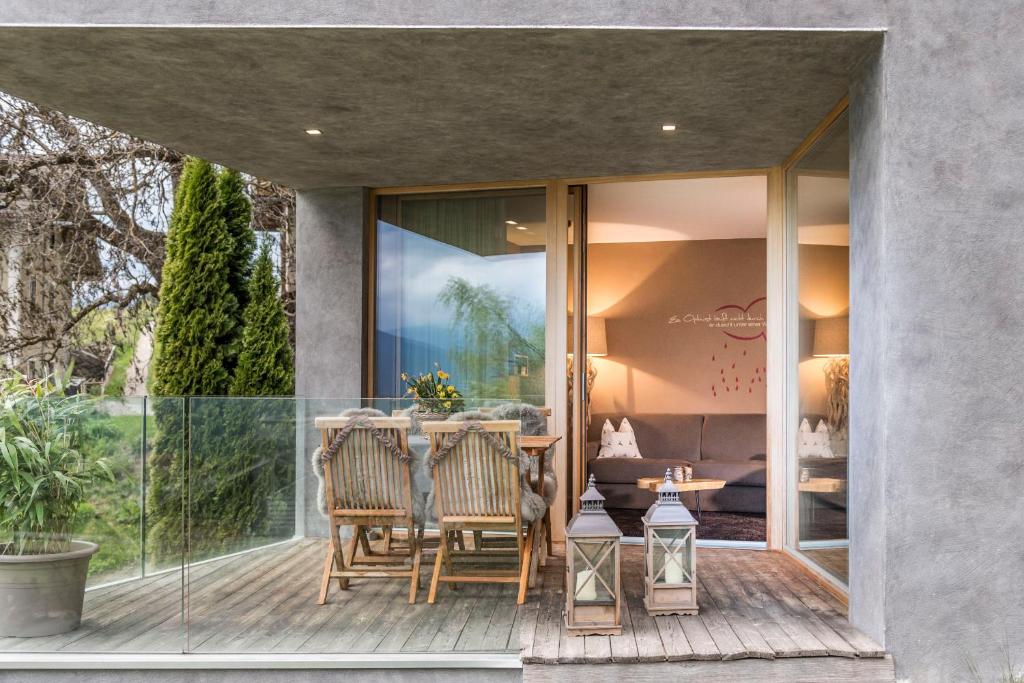 Vonkajšia záhrada v ubytovaní Alpin Lodge St. Andrä