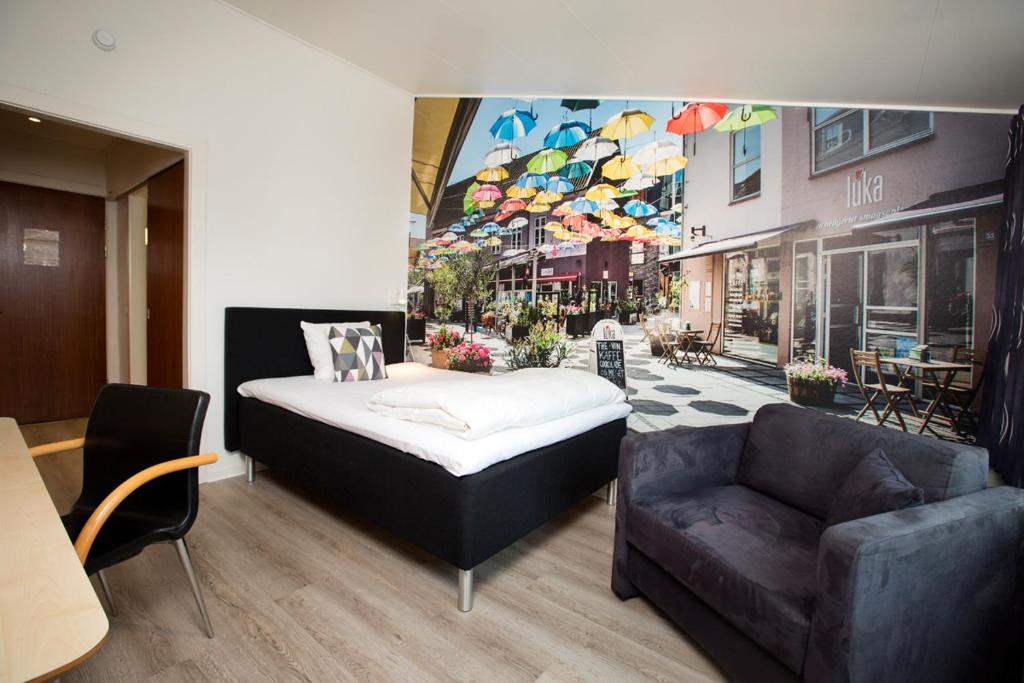 Posezení v ubytování Hotel Hedegaarden