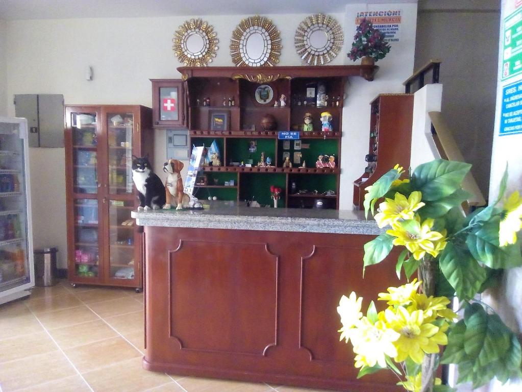 Lounge nebo bar v ubytování Hotel Murcia