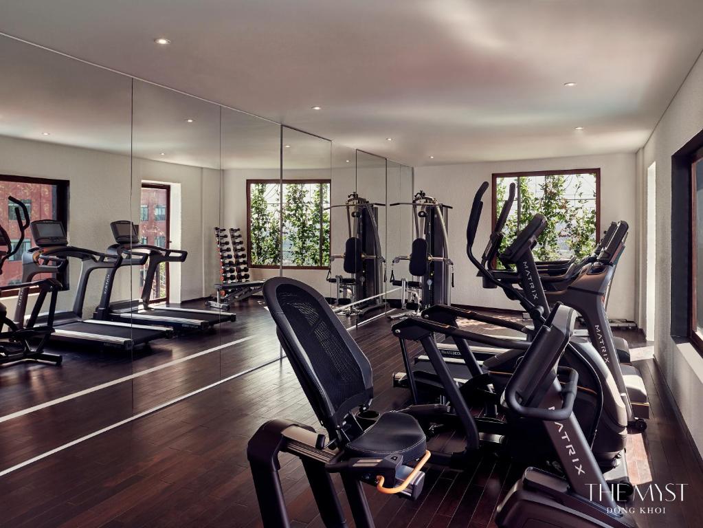 Fitness centrum a/nebo fitness zařízení v ubytování The Myst Dong Khoi