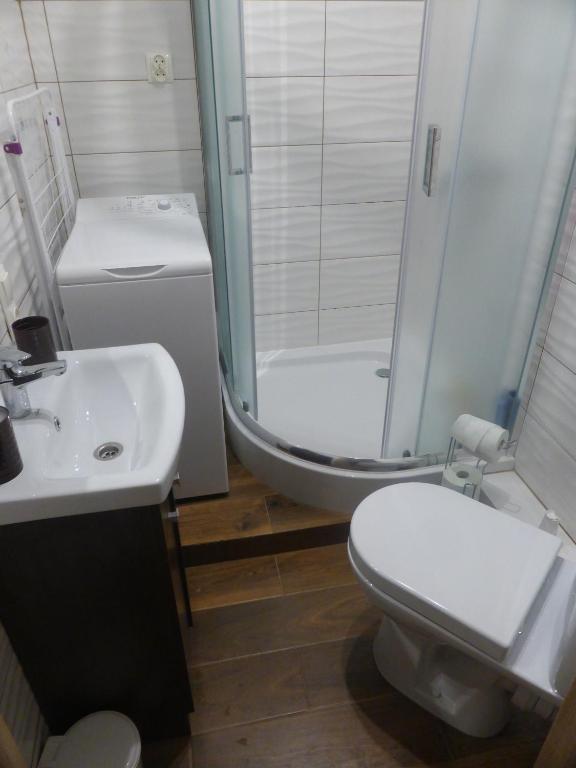 Kúpeľňa v ubytovaní Apartment Przymorze II