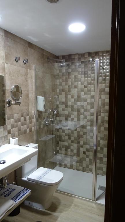 Koupelna v ubytování Hotel Bahia