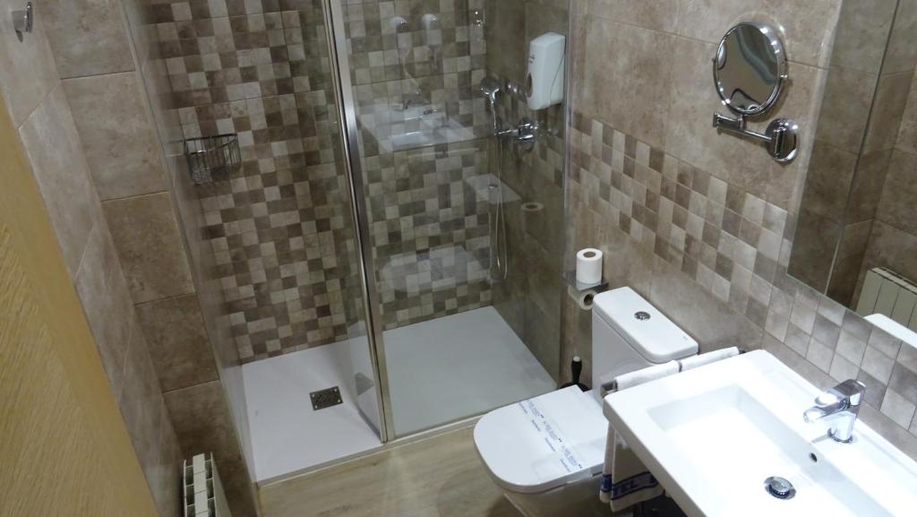 Koupelna v ubytování Hotel Bahia