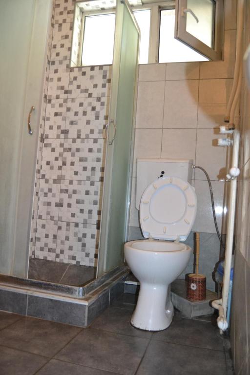 Koupelna v ubytování Hostel Valentin 2