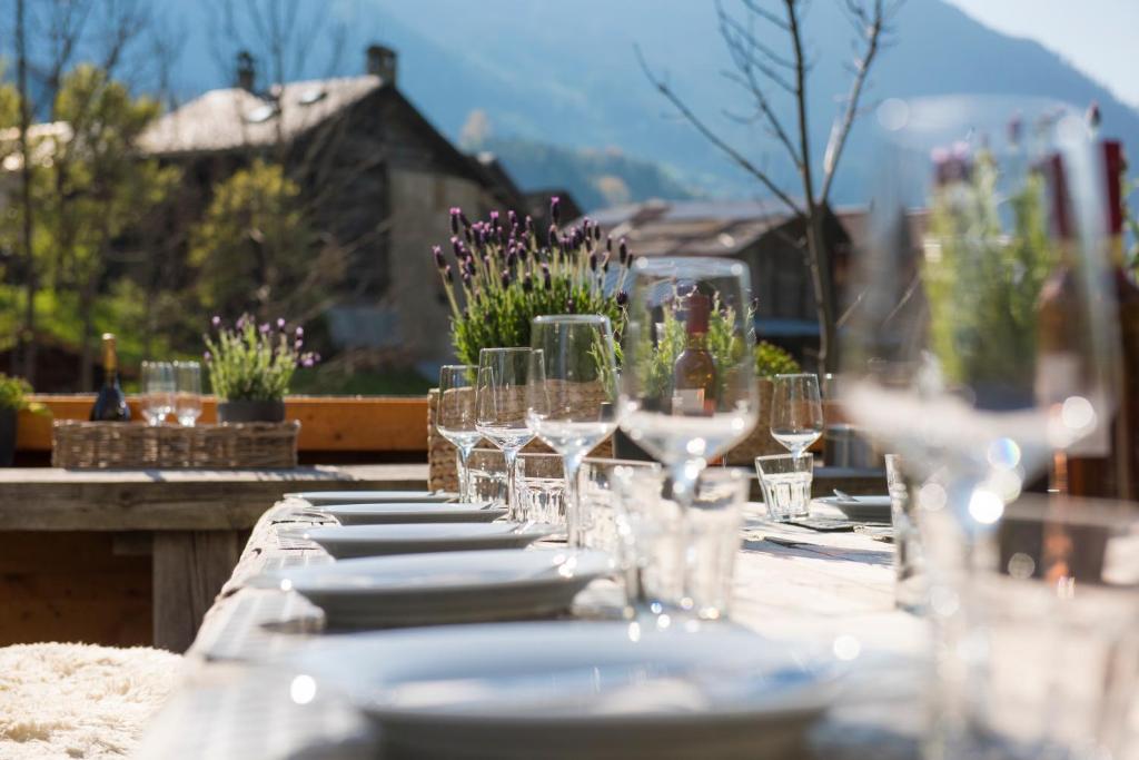 Nespecifikovaný výhled na hory nebo výhled na hory při pohledu z bed and breakfast
