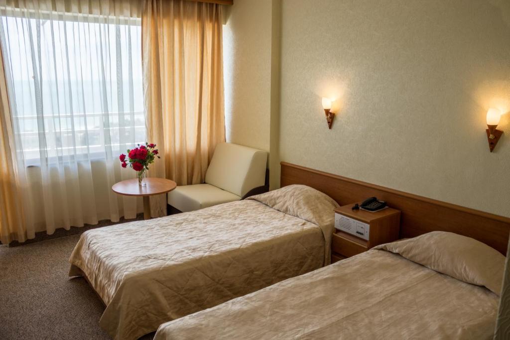 Postel nebo postele na pokoji v ubytování Kuban Resort & Aquapark - All Inclusive