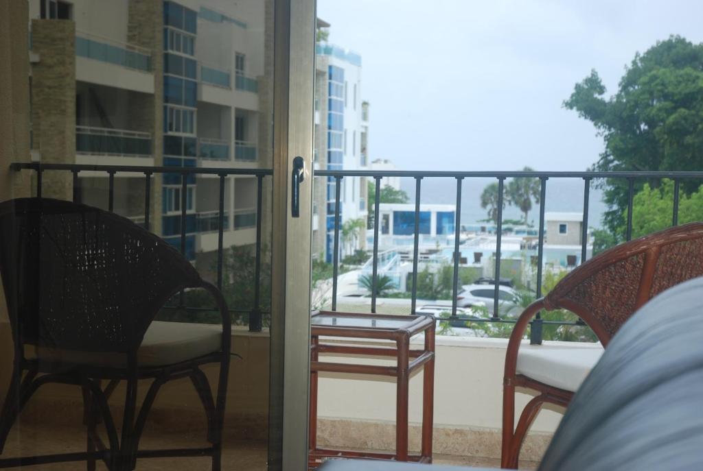 Balkón nebo terasa v ubytování E&J Beach Condo