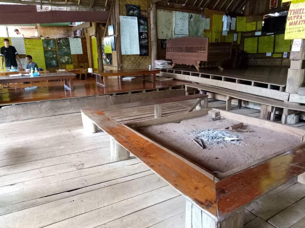 Posezení v ubytování Cave Lodge