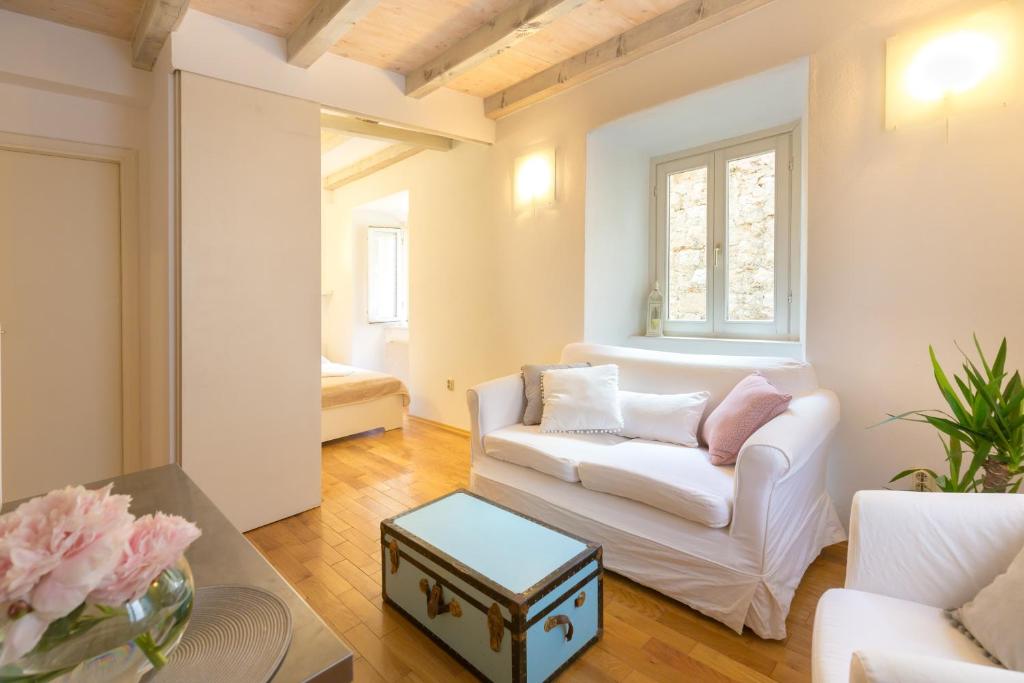 Posezení v ubytování Apartment Hedera A11
