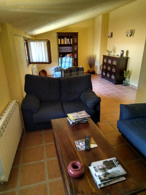 A seating area at Casa Rural Celtia