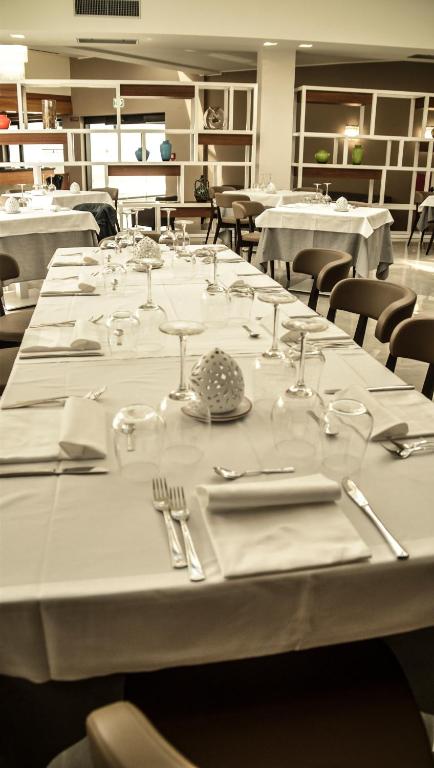 Restaurace v ubytování D'Aragona Lifestyle Hotel