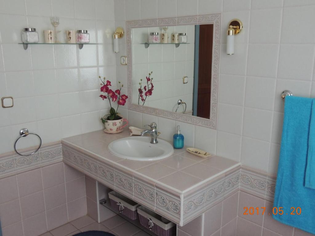 Kúpeľňa v ubytovaní Eszter Apartman