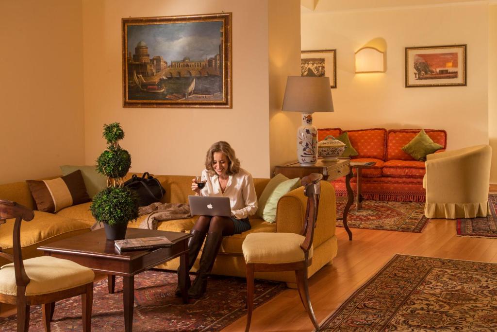 Posezení v ubytování Resort La Rocchetta