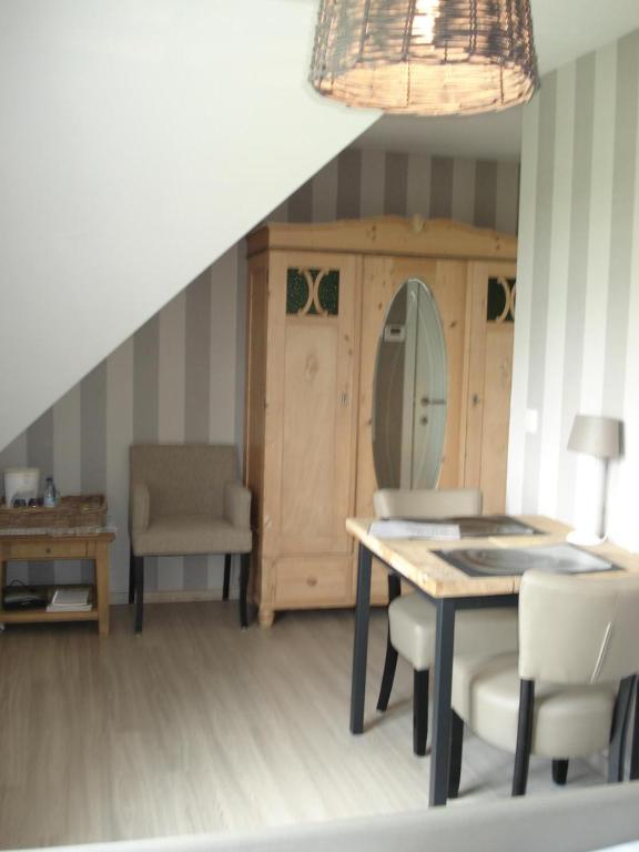 Posezení v ubytování B&B Hoeve 't Geleed