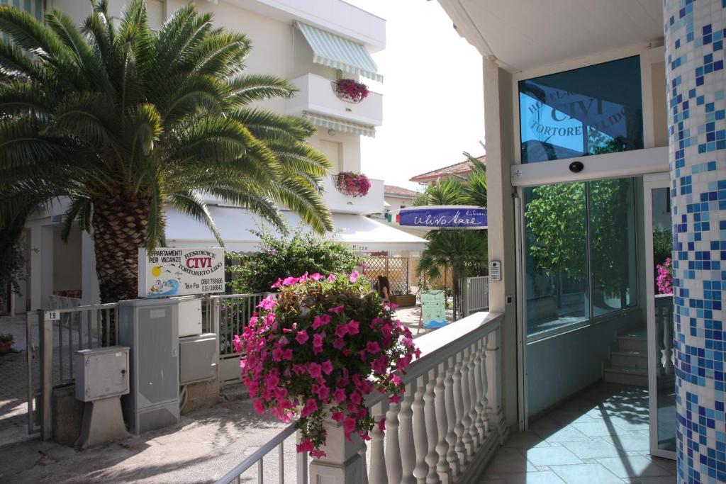 Balkón nebo terasa v ubytování Hotel Residence HR CIVI