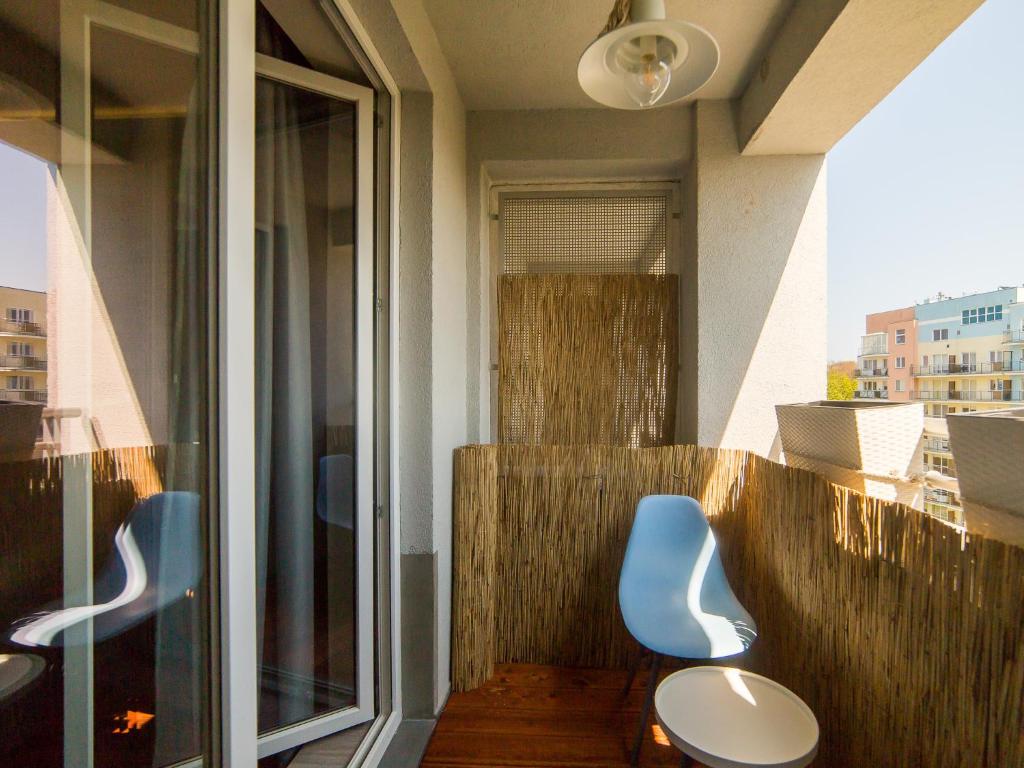 Posedenie v ubytovaní Apartament 617 w Hotelu Polonia